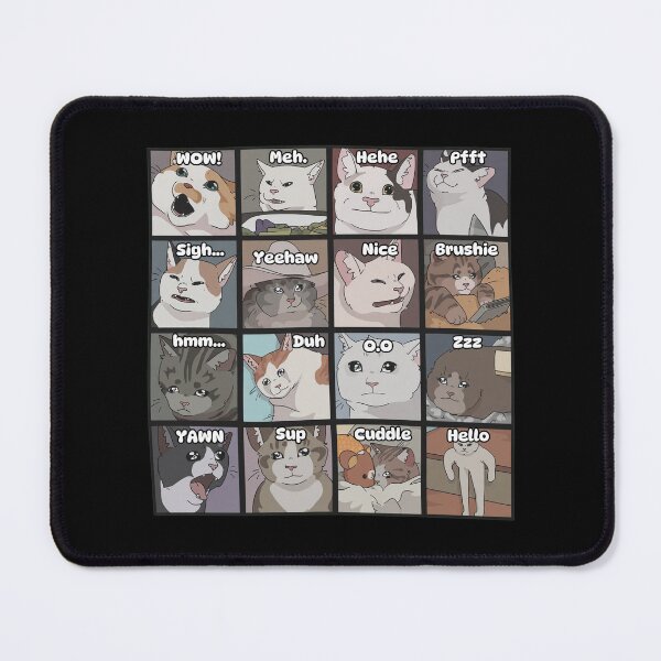 Item preview, Meme Cat Compilation 16 Panel Expression Grid designed and sold by ALISOERICKSONS.