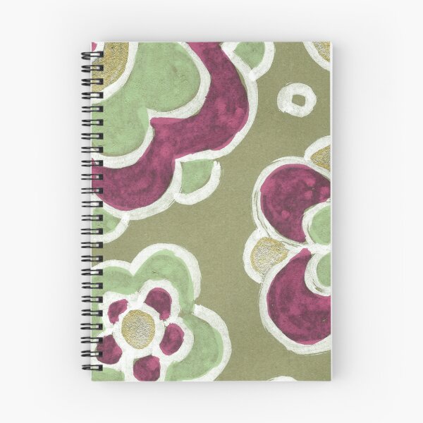 Item preview, Olive Green Folk Floral Pattern designed and sold by Fani*.