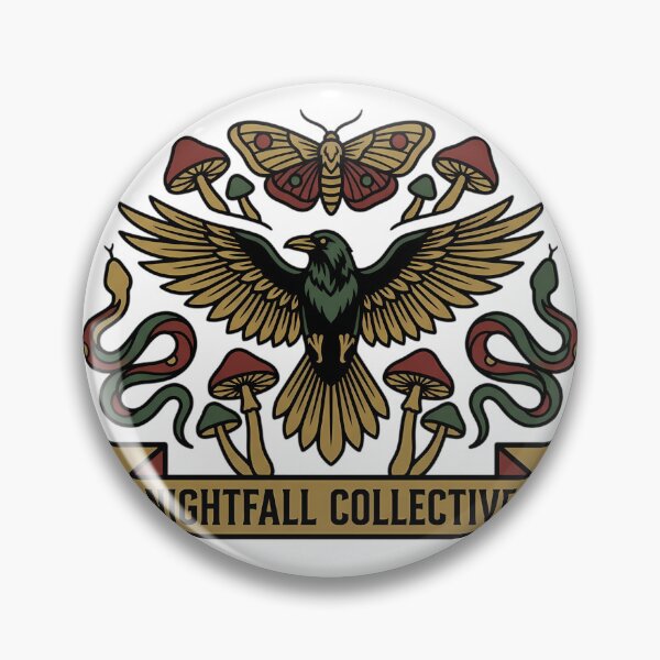 Item preview, Nightfall Collective Raven Moth Occult Illustration designed and sold by iwzzuel.