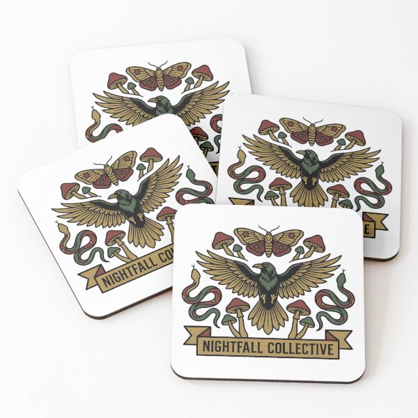 Item preview, Nightfall Collective Raven Moth Occult Illustration designed and sold by iwzzuel.