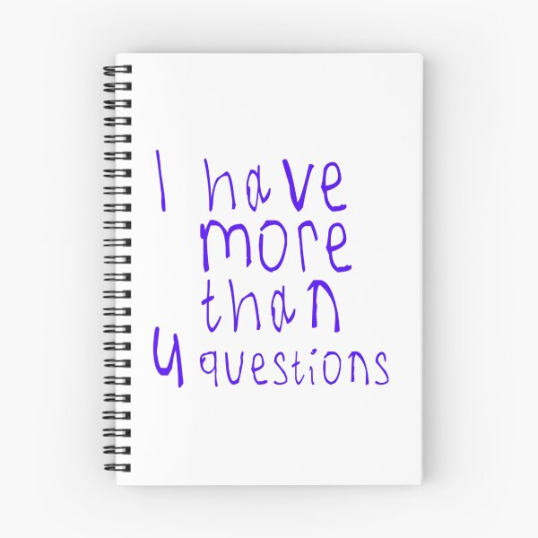Item preview, I Have More Than Four Questions designed and sold by briggscoronad.
