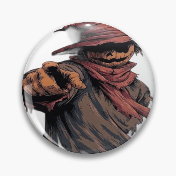 Item preview, Pointing Scarecrow Halloween Illustration designed and sold by Shopri.