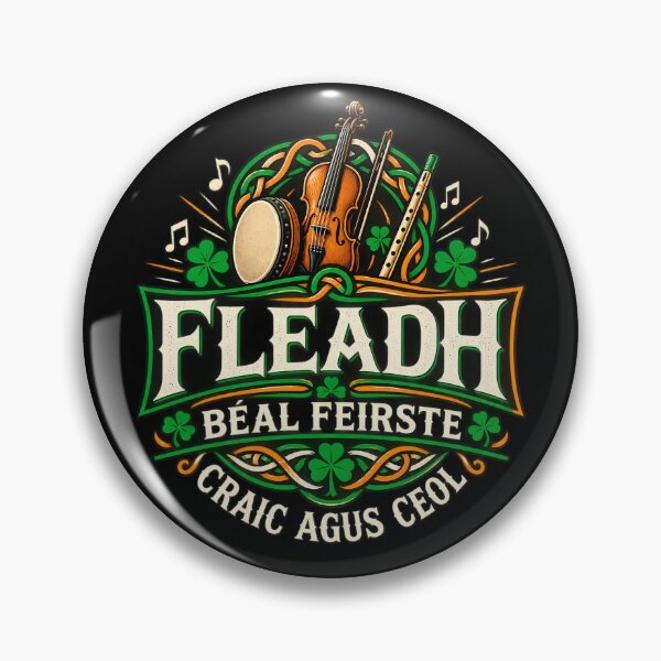 Item preview, Irish Folk Music Emblem designed and sold by Eddiepublic.
