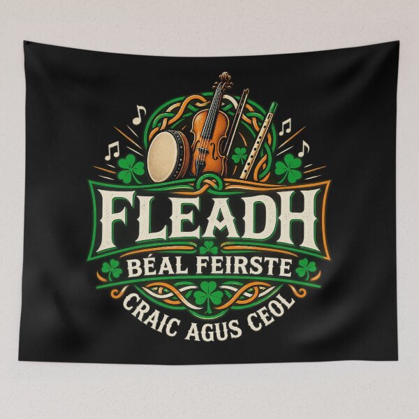 Item preview, Irish Folk Music Emblem designed and sold by Eddiepublic.