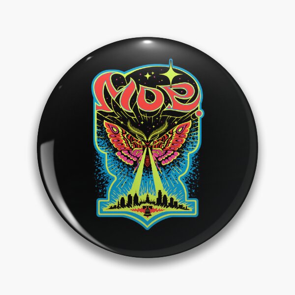 Item preview, moe. Jam Band Moth Psychedelic Concert Art designed and sold by ArdanaMilsman.
