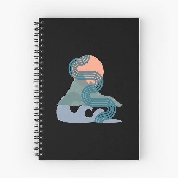 Item preview, Abstract Mountain Sun Wave Path Design designed and sold by helencacu.