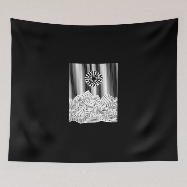 Item preview, Abstract Optical Illusion Mountain Vortex Design designed and sold by sotospor.