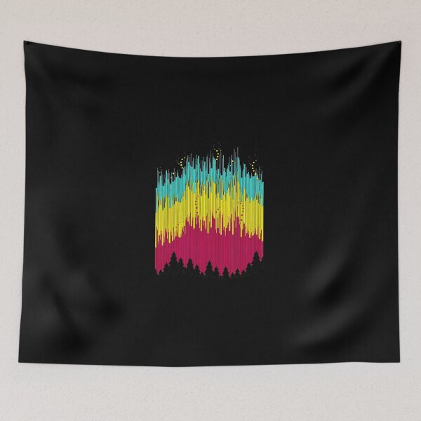 Item preview, Abstract Pine Forest Soundwave designed and sold by lamercarv.