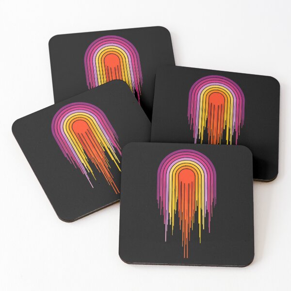 Item preview, Abstract Rainbow Drip Geometric Art designed and sold by fetzrolfs.