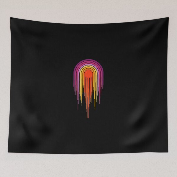 Item preview, Abstract Rainbow Drip Geometric Art designed and sold by fetzrolfs.