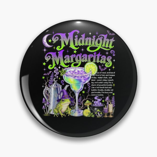 Item preview,  Vintage Midnight Margaritas Witch Halloween Magical Cocktail designed and sold by Szartstudios.