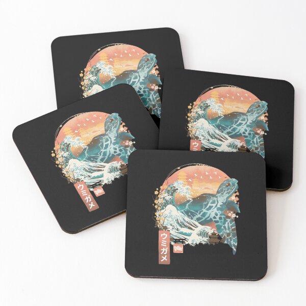 Item preview, Sea Turtle Ukiyo-e Wave Japan Art designed and sold by ALISOERICKSONS.
