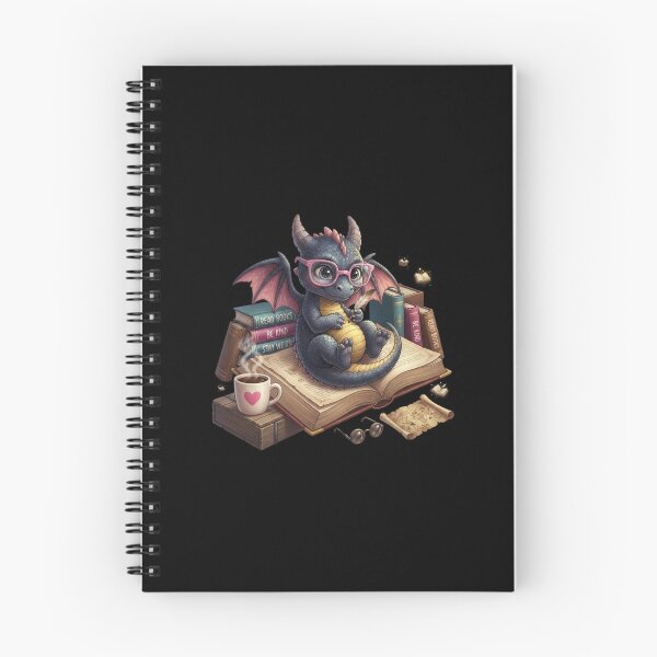 Item preview, Cute Book Dragon Reading Fantasy Book Lover Design designed and sold by Ostericaimusa.