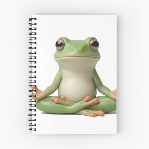 Item preview, Meditating Frog in Zen Pose designed and sold by meghnad.