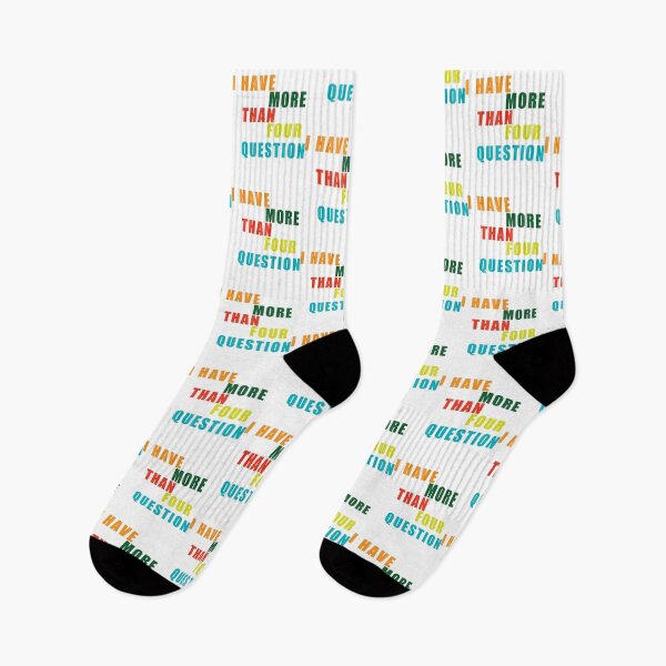 Item preview, I Have More Than Four Questions designed and sold by briggscoronad.