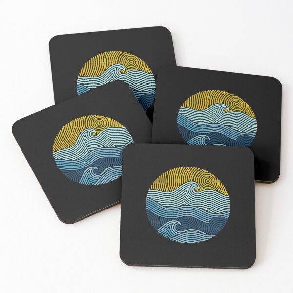 Item preview, Abstract Sun and Waves Circular Design designed and sold by helencacu.