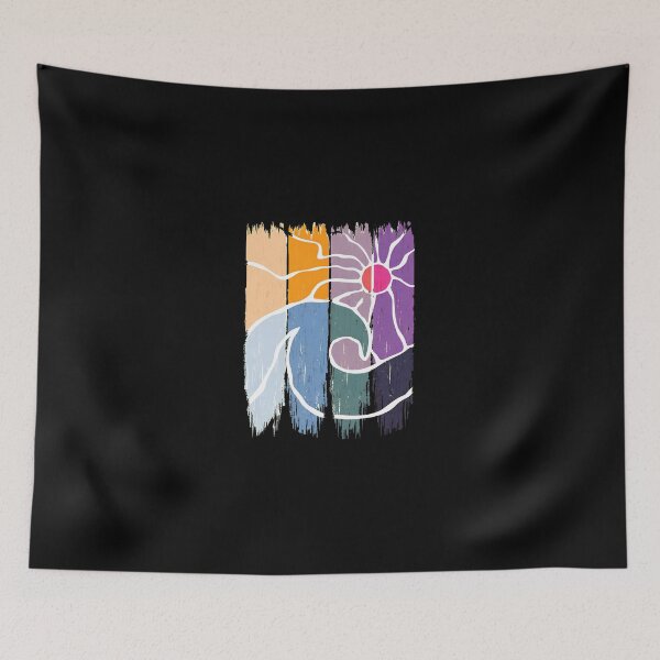 Item preview, Abstract Sun Flower Wave Colorful Art designed and sold by sotospor.