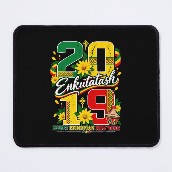 Item preview, 2019 Enkutatash Ethiopian New Year Meskerem Ethiopia Flag designed and sold by nryum.