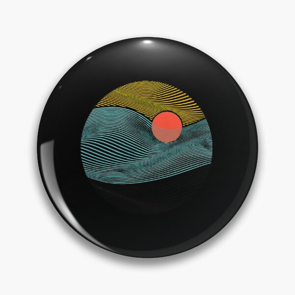Item preview, Abstract Sun Landscape Circle Design designed and sold by lamercarv.