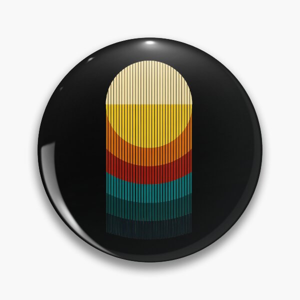 Item preview, Abstract Sunset Vertical Lines Geometric Art designed and sold by andrasmar.