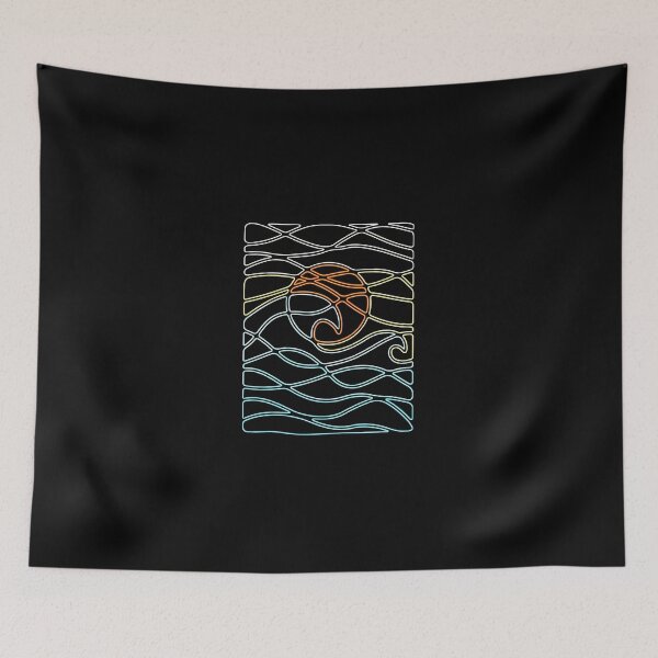 Item preview, Abstract Sunset Waves Line Art designed and sold by lasopent.