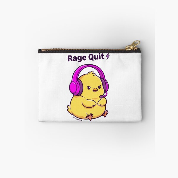 Item preview, Rage Quit Gamer Chick Gaming Humor designed and sold by NzrProcreate.