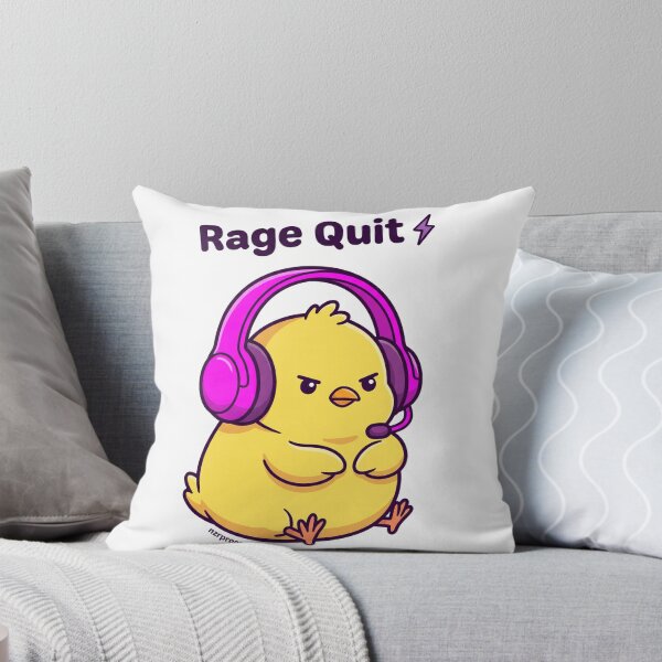 Item preview, Rage Quit Gamer Chick Gaming Humor designed and sold by NzrProcreate.
