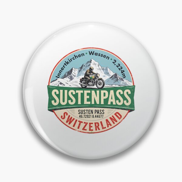Artikelvorschau, Sustenpass Sustenpass Schweiz Suisse Schweiz Motorradaufkleber T-Shirt 05 entworfen und verkauft von MemesRetails.