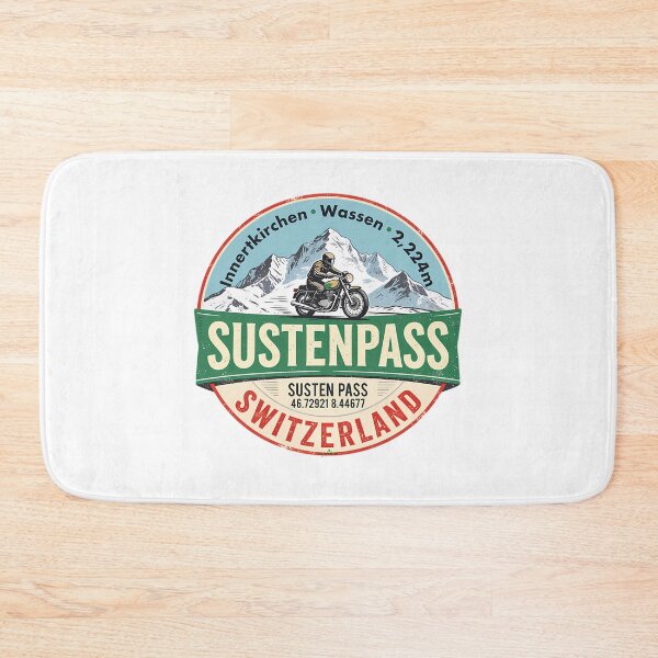 Item preview, Susten Pass Sustenpass Switzerland Suisse Schweiz Motorcycle Sticker Tshirt 05 designed and sold by MemesRetails.