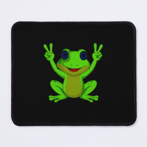 Item preview, Cute Green Ninja Frog Holding a Shuriken Cartoon designed and sold by MiALopezArt.