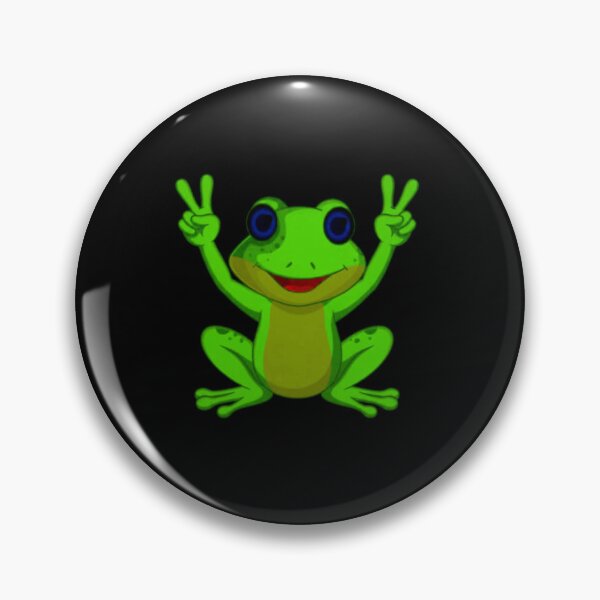 Item preview, Cute Green Ninja Frog Holding a Shuriken Cartoon designed and sold by MiALopezArt.