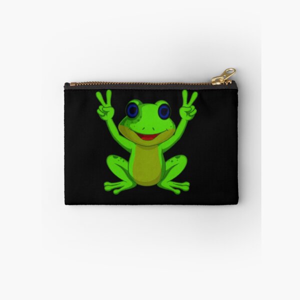 Item preview, Cute Green Ninja Frog Holding a Shuriken Cartoon designed and sold by MiALopezArt.