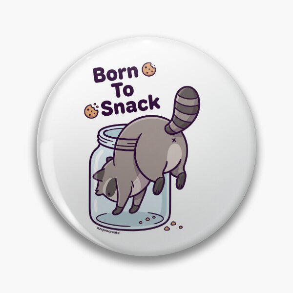 Item preview, Born To Snack Cute Hungry Animal designed and sold by NzrProcreate.