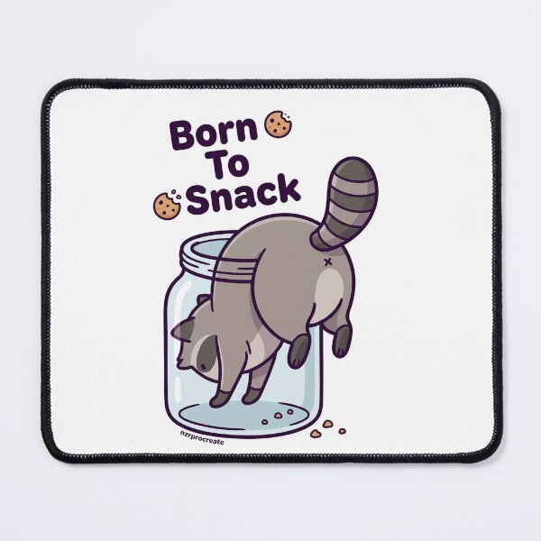 Item preview, Born To Snack Cute Hungry Animal designed and sold by NzrProcreate.