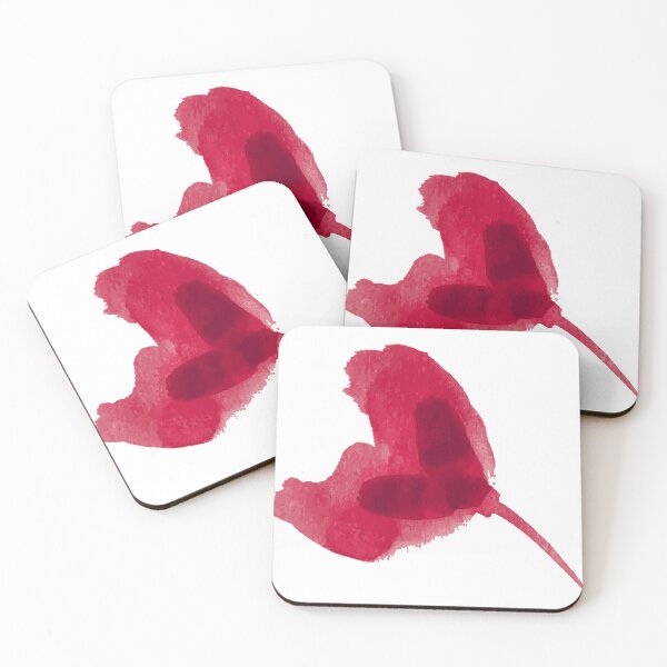 Item preview, YveY Little Red Ink Ginko Heart (original) designed and sold by YveY.