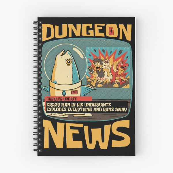 Item preview, Funny Fish Dungeon Crawler Carl News Book Lover designed and sold by Revoleos.