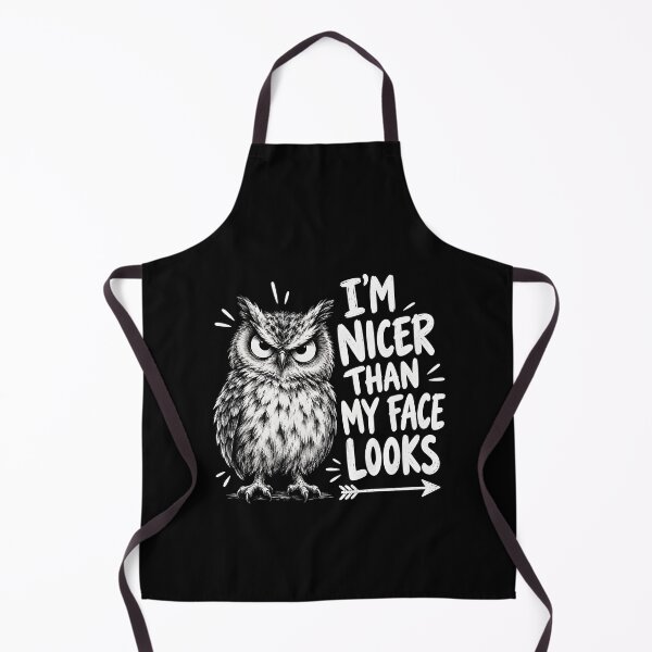 Item preview, I’m Nicer Than My Face Looks designed and sold by a-turner-paint.