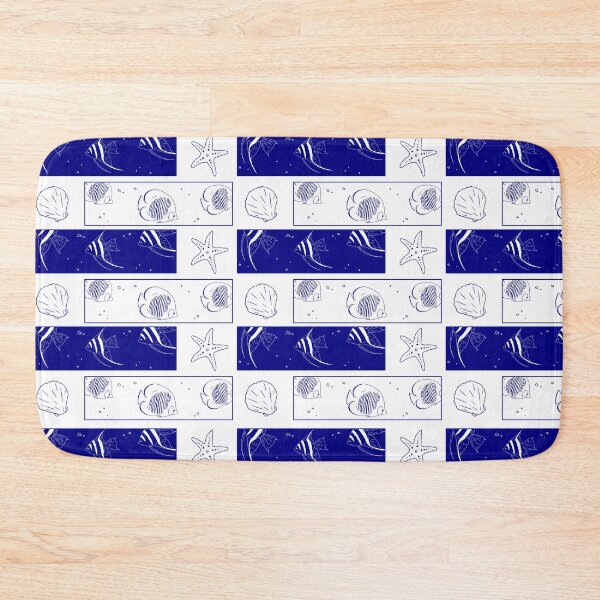 Item preview, Tropical Fish - Blue - Pattern Design designed and sold by Houst-cn.