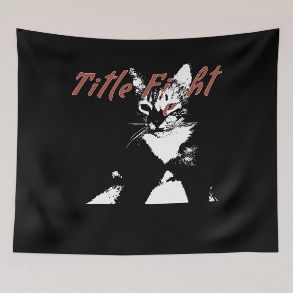 Item preview, Title Fight Band Black Kat t Floral Green Devil Panther designed and sold by viza158.
