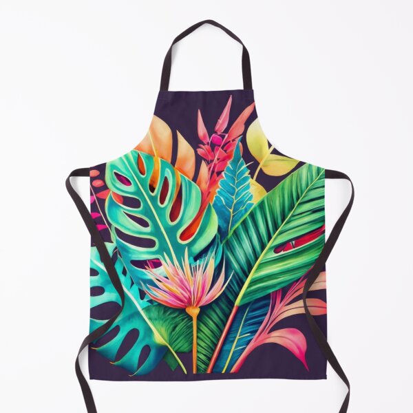 Item preview, Tall Tropical Leaf and Flower Bouquet designed and sold by BeachWhisper.