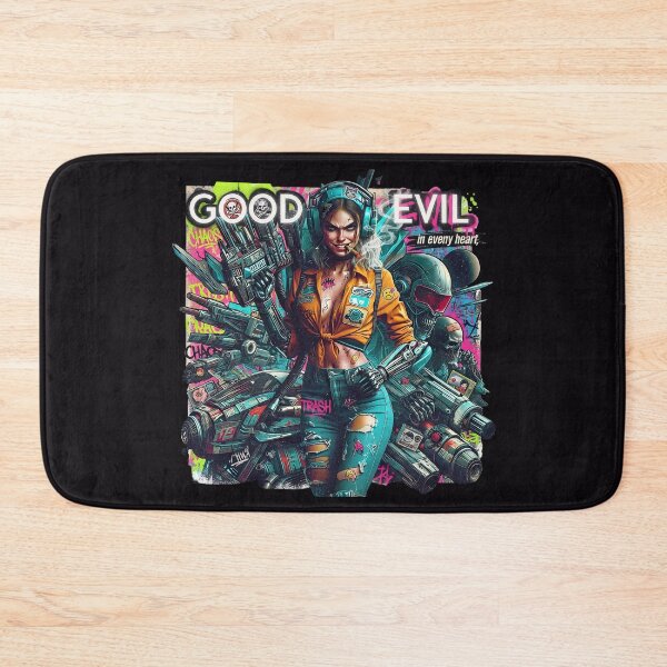 Item preview, Cyberpunk Girl Orange Shirt Weapon designed and sold by Voodoo Store Paranormal Collections.