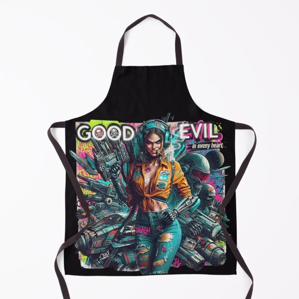Item preview, Cyberpunk Girl Orange Shirt Weapon designed and sold by Voodoo Store Paranormal Collections.