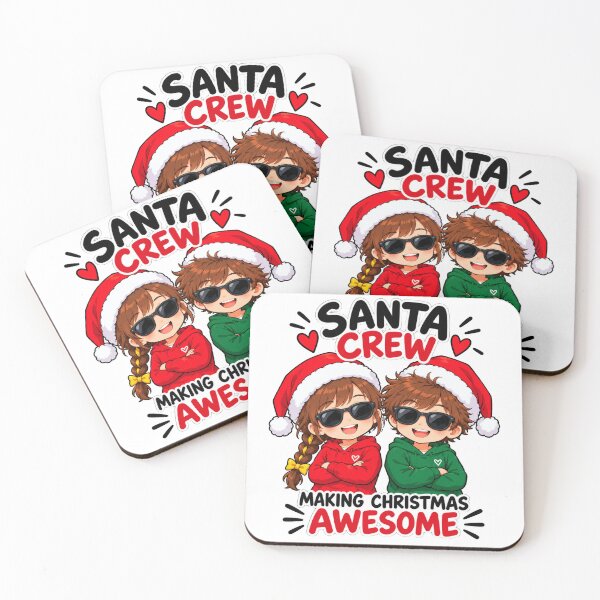 Item preview, Santa Crew Making Christmas Awesome Kids Design designed and sold by Kenzie & Co.