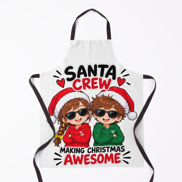 Item preview, Santa Crew Making Christmas Awesome Kids Design designed and sold by Kenzie & Co.