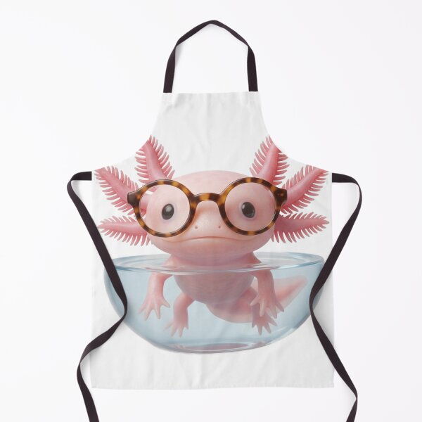 Item preview, Smart Axolotl with Glasses in Bowl designed and sold by meghnad.