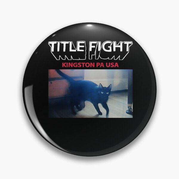 Item preview, Title Fight Band Black Kat t Floral Green Devil Panther designed and sold by viza158.