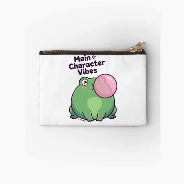 Item preview, Main Character Vibes Cute Frog Bubblegum designed and sold by NzrProcreate.
