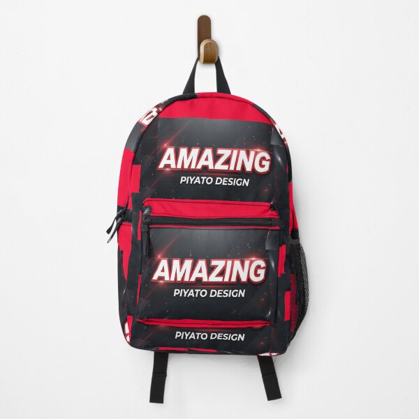 Item preview, "AMAZING Typography Cool Red and White Bold Text Art Design by PIYATO DESIGN" designed and sold by PIYATO941DESIGN.