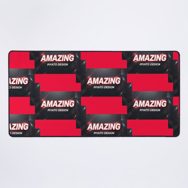 Item preview, "AMAZING Typography Cool Red and White Bold Text Art Design by PIYATO DESIGN" designed and sold by PIYATO941DESIGN.