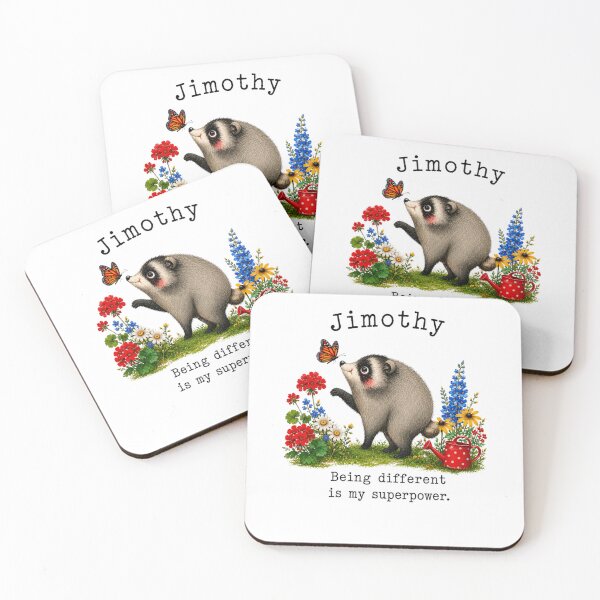 Item preview, Jimothy Opossum Being Different is My Superpower designed and sold by KristenSabol.